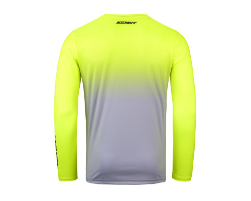 Велосипедна джерсі kenny racing mtb kid/junior/kids elite gradient жовтий кольор розмір xs