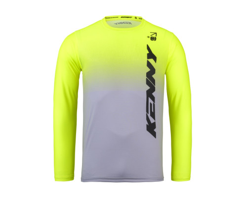 Велосипедна джерсі kenny racing mtb kid/junior/kids elite gradient жовтий кольор розмір xs