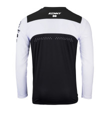 Велосипедна джерсі kenny racing mtb elite чорний колір білий/чорний розмір xl