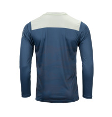 Велосипедна джерсі kenny racing mtb elite camo blue кольор синій/білий розмір xxl