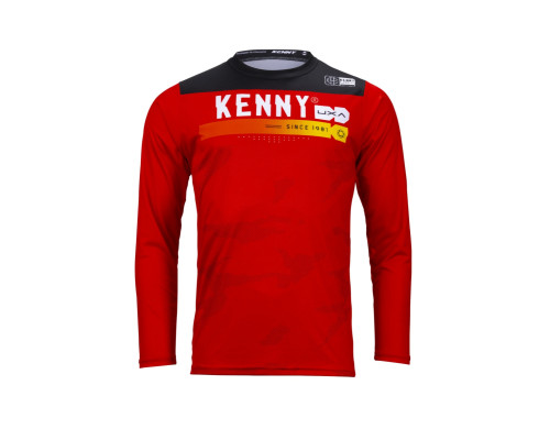 Велосипедка kenny racing mtb elite camo red колір червоний/чорний/білий розмір s