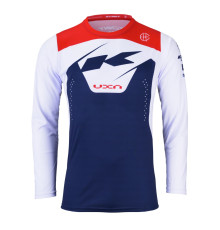 Велосипедна джерсі kenny racing mtb elite navy колір синій/білий/червоний розмір l
