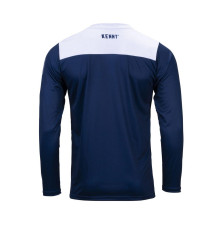 Велосипедна джерсі kenny racing mtb elite navy колір синій/білий/червоний розмір l