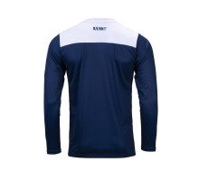 Велосипедна джерсі kenny racing mtb elite navy колір синій/білий/червоний розмір s