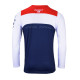 Велосипедна джерсі kenny racing mtb elite navy колір синій/білий/червоний розмір xl