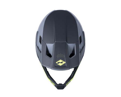 Kenny racing велосипедного шолома для мтб модель split graphic grey колір сірий/чорний/синій/жовтий розмір xl ( 61 - 62 см )