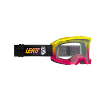 ВЕЛОСИПЕДНІ Окуляри  LEATT VELOCIЗАДНІ4.0 MTB IRIZ GOGGLE 80'S SKULL BLUE UC 26% - КОЛІР ЖОВТИЙ/РОЖЕВИЙ/ЧОРНИЙ Дзеркальні лінзи СИНІЙ/РОЖЕВИЙ