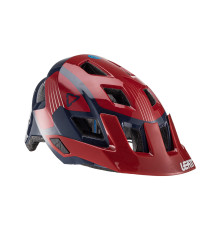 ВЕЛОСИПЕДНИЙ ШОЛОМ LEATT (ДИТЯЧИЙ) MTB ALLMTN 1.0 JUNIOR V22 ШОЛОМ CHILLI КОЛІР ЧЕРВОНИЙ/ТЕМНО-СИНІЙ РОЗМІР XS (50-54 см)