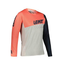 ВЕЛОСИПЕДКА LEATT (ДИТЯЧА) MTB GRAVIЗАДНІ4.0 JUNIOR ДЖЕРСІ КОРАЛОВИЙ КОЛІР ОРАНЖЕВИЙ/ТЕМНО-СИНІЙ/БІЛИЙ РОЗМІР M (130-140 СМ)