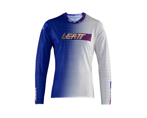 ВЕЛОСИПЕДНА ДЖЕРСІ LEATT (ДИТЯЧА) MTB GRAVIЗАДНІ4.0 JUNIOR ДЖЕРСІ ULTRABLUE КОЛЬОР СИНІЙ/БІЛИЙ РОЗМІР L (140-150 см)