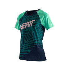 ЖІНОЧА ВЕЛОСИПЕДНА ДЖЕРСІ LEATT MTB 2.0 ДЖЕРСІ НЕФРИТОВИЙ КОЛІР ТЕМНО-СИНІЙ/ЗЕЛЕНИЙ РОЗМІР L