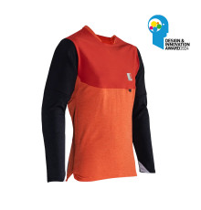 ВЕЛОСИПЕДНА ДЖЕРСІ LEATT MTB ALLMTN 5.0 ДЖЕРСІ GLOW COLOR ORANGE/BLACK РОЗМІР M