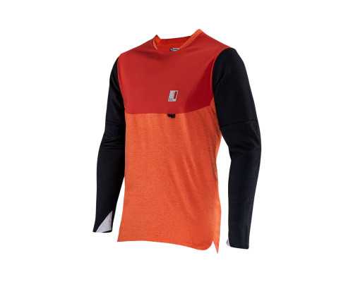 ВЕЛОСИПЕДНА ДЖЕРСІ LEATT MTB ALLMTN 5.0 ДЖЕРСІ GLOW COLOR ORANGE/BLACK РОЗМІР M