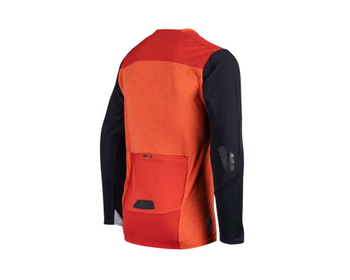 ВЕЛОСИПЕДНА ДЖЕРСІ LEATT MTB ALLMTN 5.0 ДЖЕРСІ GLOW COLOR ORANGE/BLACK РОЗМІР M