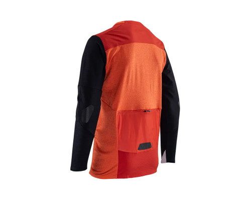 ВЕЛОСИПЕДНА ДЖЕРСІ LEATT MTB ALLMTN 5.0 ДЖЕРСІ GLOW COLOR ORANGE/BLACK РОЗМІР M