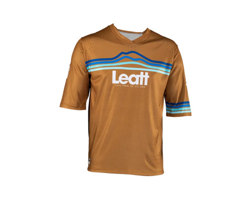 ВЕЛОСИПЕДНА ДЖЕРСІ LEATT MTB ENDURO 3.0 ДЖЕРСІ АРАХІСОВИЙ КОЛІР КОРИЧНЕВИЙ РОЗМІР M