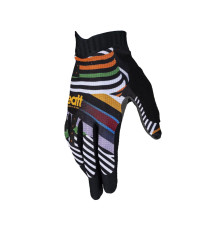 ВЕЛОСИПЕДНІ РУКАВИЧКИ LEATT (ЖІНОЧІ) MTB 1.0 GRIPR WOMEN GLOVE STRIPES КОЛІР ЧОРНИЙ/БІЗНОКОЛЬОРОВИЙ РОЗМІР L