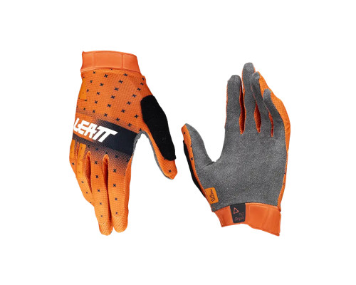 ВЕЛОРУКАВИЦІ LEATT (ДИТЯЧІ) MTB 1.0 GRIPR JR GLOVE GLOW КОЛІР ОРАНЖЕВИЙ/ЧОРНИЙ РОЗМІР M