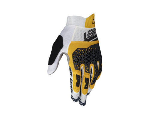 ВЕЛОСИПЕДНІ РУКАВИЧКИ LEATT MTB 4.0 LITE GLOVE GOLD КОЛІР БІЛИЙ/ЗОЛОТИЙ/ЧОРНИЙ РОЗМІР S