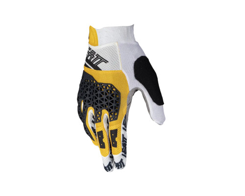 ВЕЛОСИПЕДНІ РУКАВИЧКИ LEATT MTB 4.0 LITE GLOVE GOLD КОЛІР БІЛИЙ/ЗОЛОТИЙ/ЧОРНИЙ РОЗМІР S