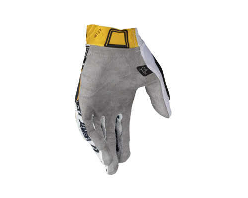 ВЕЛОСИПЕДНІ РУКАВИЧКИ LEATT MTB 4.0 LITE GLOVE GOLD КОЛІР БІЛИЙ/ЗОЛОТИЙ/ЧОРНИЙ РОЗМІР S