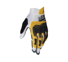 ВЕЛОСИПЕДНІ РУКАВИЧКИ LEATT MTB 4.0 LITE GLOVE GOLD КОЛІР БІЛИЙ/ЗОЛОТИЙ/ЧОРНИЙ РОЗМІР S