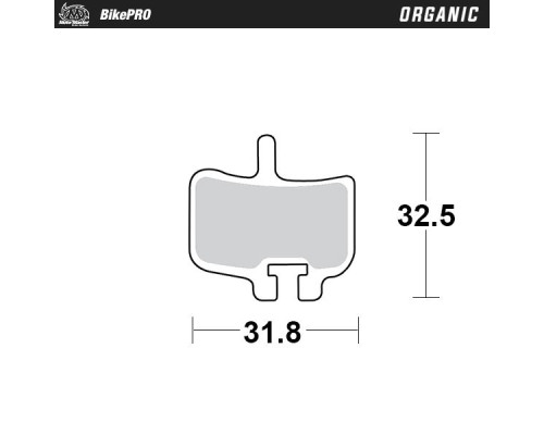 MOTO-MASTER BIKE PRO ORGANIC ВЕЛОСИПЕДНІ ГАЛЬМІВНІ КОЛОДКИ PASUJE DO PROMAX IMPERIAL DX04, HAYES HFX-MAG, HFX-9,MX-1