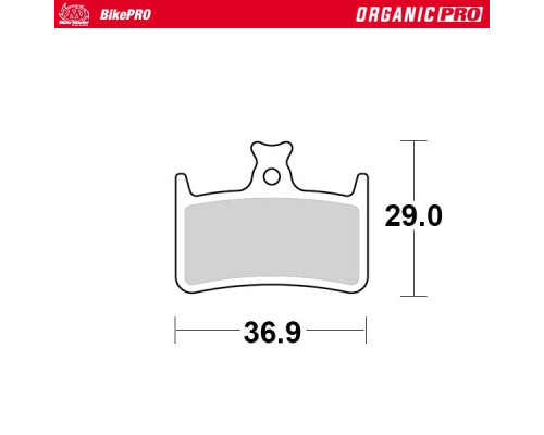 MOTO-MASTER BIKE PRO ORGANIC ВЕЛОСИПЕДНІ ГАЛЬМІВНІ КОЛОДКИ PRO PASUJE DO HOPE E4, M4, RX4