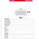 MOTO-MASTER BIKE PRO ORGANIC ВЕЛОСИПЕДНІ ГАЛЬМІВНІ КОЛОДКИ PRO PASUJE DO SHIMANO XTR BR-M9120, XT BR-M8020, SAINT BR-M820, SAINT BR-M810, ZEE BR-M640, BR-MT520, TEKTRO HD-M750, HD-M745, HD-M735, HD-E725
