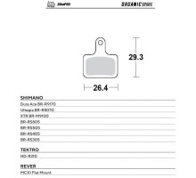 MOTO-MASTER  BIKE PRO ORGANIC ВЕЛОСИПЕДНІ ГАЛЬМІВНІ КОЛОДКИ SPORT PASUJE DO PASUJE DO SHIMANO DURA ACE BR-R9170, ULTEGRA BR-R8070, XTR BR-M9100, BR-RS805, BR-RS505, BR-RS405, BR-RS305, TEKTRO HD-R310