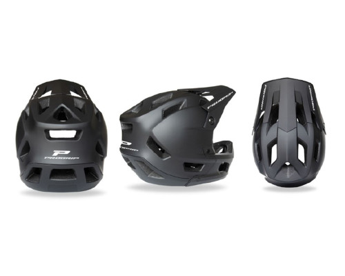 Велосипедний шолом Progrip mtb / e-bike guardian full face колір чорний матовий розмір s (55/56cm) - nowo?? 2024