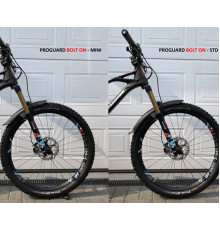 RAPID RACER PRODUCT RRP ПЕРЕДНЄ КРИЛО ВЕЛОСИПЕДА PROGUARD БОЛТ ПЕРЕДНЬОГО МІНІ КОЛЬОРУ ЧОРНОГО (МОНТАЖУЄТЬСЯ НА БОЛТАХ ПІДКОВИ АМОРТИЗАТОРА)