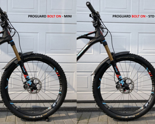 RAPID RACER PRODUCT RRP ПЕРЕДНЄ КРИЛО ВЕЛОСИПЕДА PROGUARD БОЛТ ПЕРЕДНЬОГО МІНІ КОЛЬОРУ ЧОРНОГО (МОНТАЖУЄТЬСЯ НА БОЛТАХ ПІДКОВИ АМОРТИЗАТОРА)