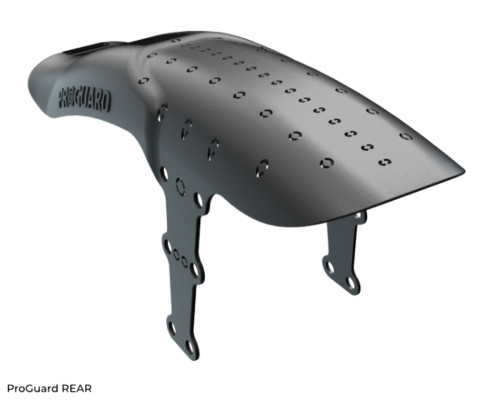 RAPID RACER PRODUCT RRP ЗАДНЄ КРИЛО ВЕЛОСИПЕДА PROGUARD ЗАДНІЙ КОЛІР ЧОРНИЙ (МОНТУЄТЬСЯ НА ЗАЖИМАХ)