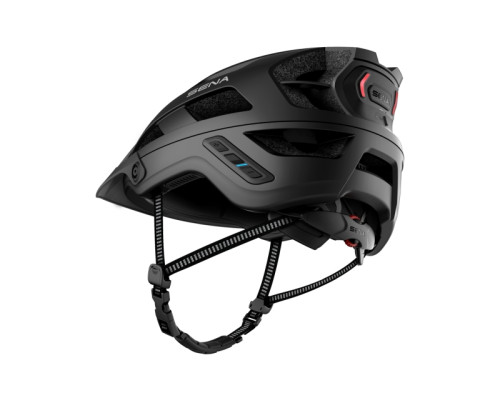 ВЕЛОСИПЕДНИЙ ШОЛОМ SENA M1 TRIAL З БУДУЮЧОЮ ИНТЕРКОМОМ BLUETOOTH 4.1 ДО 900 М ТА СВІТОДІОДНИМ ЗАДНІМ ЛІХТАРЕМ РОЗМІР L (58-62 СМ) КОЛІР БІЛИЙ (EL)