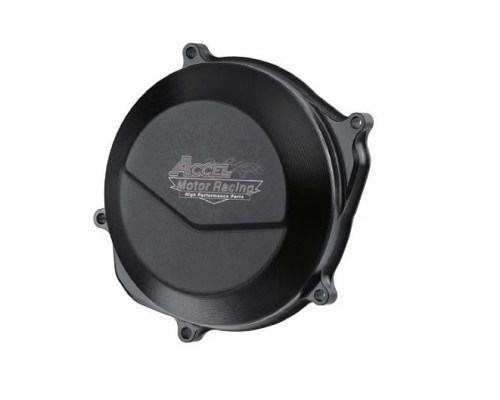 КРИШКА ЗЧЕПЛЕННЯ ACCEL АЛЮМІНІЄВА (З ПРОКЛАДКОЮ) HONDA CRF 450R '09-'16 ЧОРНА