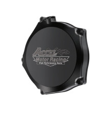 Кришка зчеплення ACCEL алюмінієва (з прокладкою) KAWASAKI KXF 250 '09-'17 чорна
