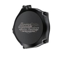 Кришка зчеплення ACCEL алюмінієва (з прокладкою) KAWASAKI KXF 250 '09-'17 чорна