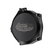 Кришка зчеплення ACCEL алюмінієва (з прокладкою) KAWASAKI KXF 250 '09-'17 чорна
