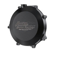 Кришка зчеплення ACCEL алюмінієва (з прокладкою) KAWASAKI KXF 450 '06-'15 чорна