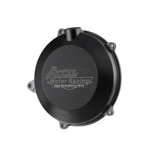 КРИШКА ЗЧЕПЛЕННЯ ACCEL АЛЮМІНІЄВА (З ПРОКЛАДКОЮ) KTM EXC 450/500 '12-'15, HUSQVARNA 450 /501 '14-'15 ЧОРНА