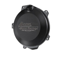 КРИШКА ЗЧЕПЛЕННЯ ACCEL АЛЮМІНІЄВА (З ПРОКЛАДКОЮ) KTM SXF 250/350 '11-'15, HUSQVARNA 250/350 '14-'15 ЧОРНА