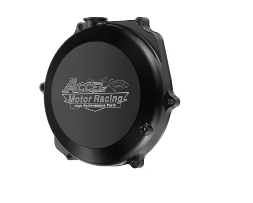 Кришка зчеплення ACCEL алюмінієва (з прокладкою) SUZUKI RMZ 450 '08-'16 чорна