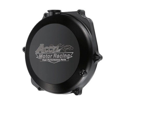 Кришка зчеплення ACCEL алюмінієва (з прокладкою) SUZUKI RMZ 450 '08-'16 чорна