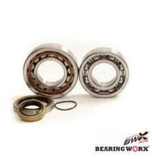 Bearing worx підшипники коленвала з Прокладкими ktm sx/exc 250/300 04-19, freeride 250r '14-'17, husqvarna te/tc 250/300 '14-'14, husaberg te250/300 11-14 (ntn) (made in japan) 1098) = cbk35001