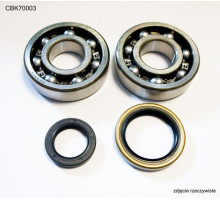 Bearing worx підшипники коленвала з Прокладкими suzuki rm 250 96-02 (ntn) (made in japan) (24-1021)