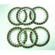 ДИСКИ ЗЧЕПЛЕННЯ BRONCO YAMAHA YFM 50 RAPTOR `04-08, YFM 80 BADGER/RAPTOR/GRIZZLY `91-08, PW 80 '83-06, V 80 '79-83 (EBS2303)
