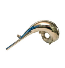 DEP PIPES Броньований нікельований дифузор/камера/резонансна трубка (FRONT EXHAUST PIPE NICKEL): RIEJU MR 250-300, MR PRO 250-300 '23-, GAS GAS EC 250/300 '18-'20 (WZMOCNIONY 1,2 MM)