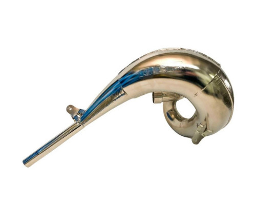 DEP PIPES Броньований нікельований дифузор/камера/резонансна трубка (FRONT EXHAUST PIPE NICKEL): RIEJU MR 250-300, MR PRO 250-300 '23-, GAS GAS EC 250/300 '18-'20 (WZMOCNIONY 1,2 MM)