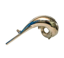 DEP PIPES Броньований нікельований дифузор/камера/резонансна трубка (FRONT EXHAUST PIPE NICKEL): RIEJU MR 250-300, MR PRO 250-300 '23-, GAS GAS EC 250/300 '18-'20 (WZMOCNIONY 1,2 MM)